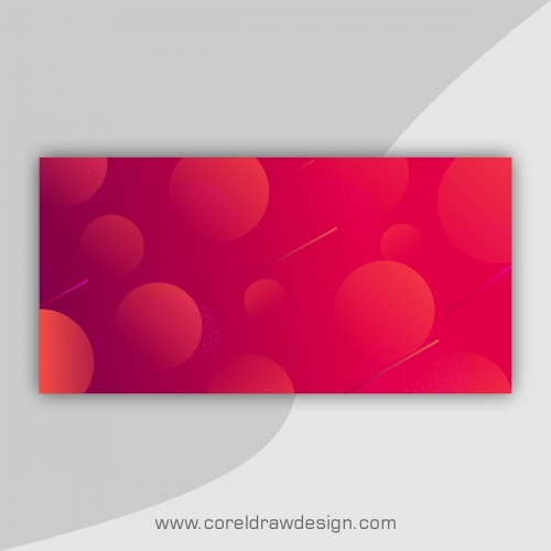 Abstract Colorful Shapes Banner Background Free Vector