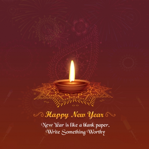New Year Celebration Greeting Banner, Background Free Psd