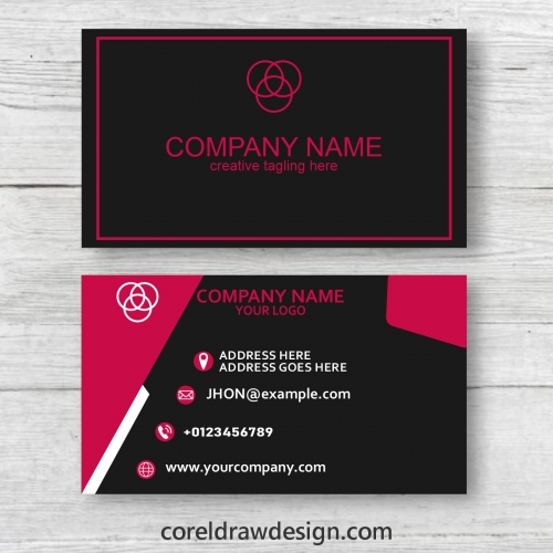 Creative Business Card Template Free Vector