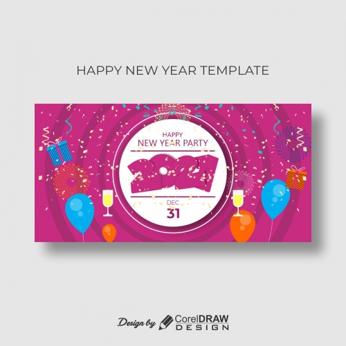 New year party CDR template