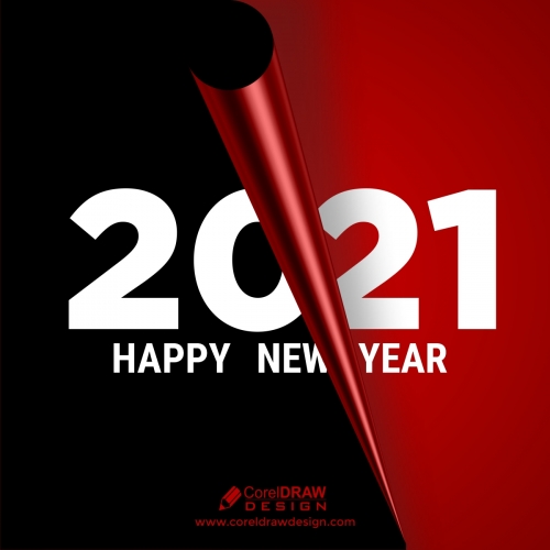 2020 turn into 2021 background Free Vector