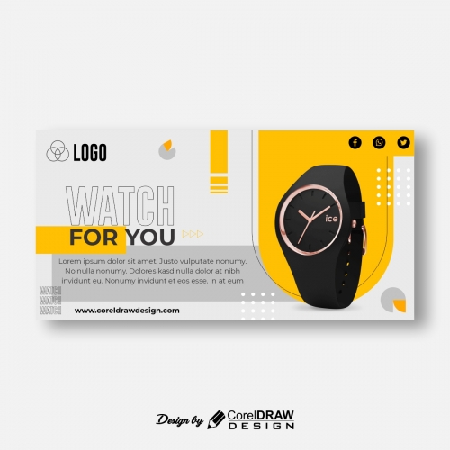Watch for you sale banner 2021 trending file download cdr