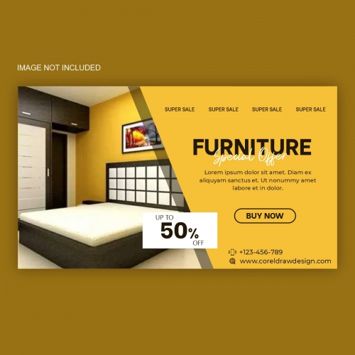 Flat Furniture Sale Landing Page Free Vector