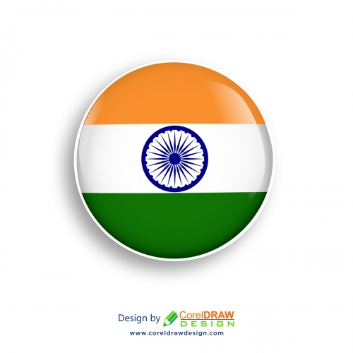 Indian Badge Design, Free Vector
