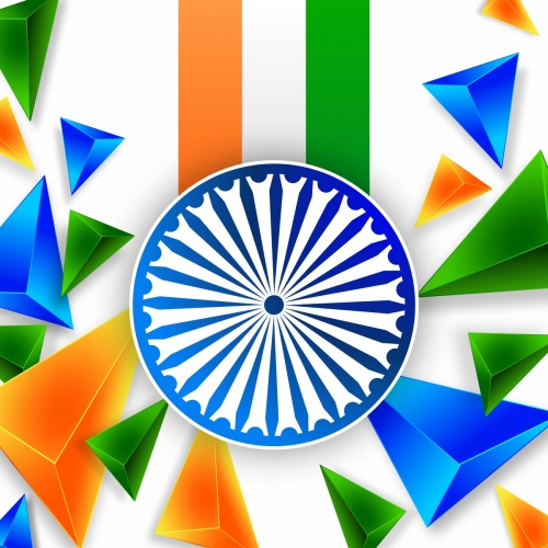 India Happy Republic Day Creative Background Free Vector