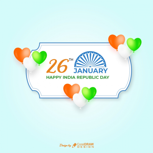 Celebrating Republic Day Of India Premium Vector