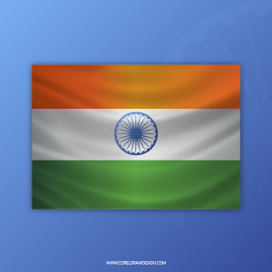 Waving Indian Flag Vector