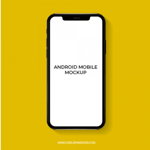 Android Mobile Mockup Vector