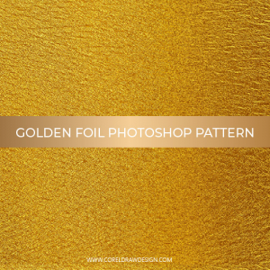 Golden Foil Photoshop Pattern