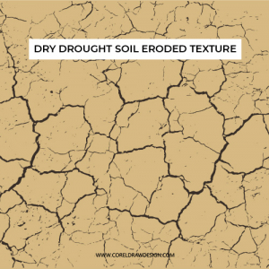 Dry Drought Soil Eroded Texture Vector