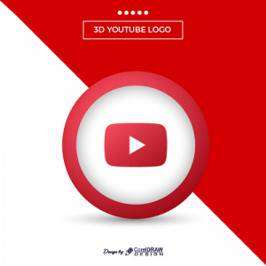 3d Youtube Logo