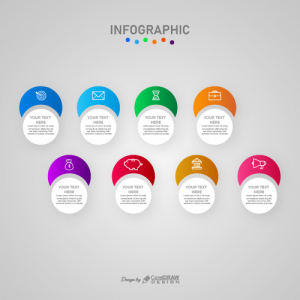 Abstract Infographic Labels