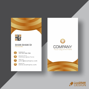 Set Of Modern Professional Business Card Premium Vector