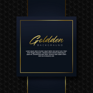 Luxury Background With Golden Elements Free Vector Backgraund