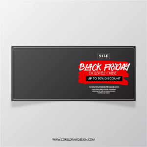Black Friday Sale Banner  Online Social Media Template