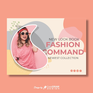 New Book Fashion Look Command Trending 2021 CDR Template Download Free