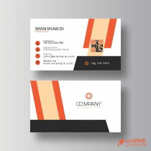 Creative Business Card Set Premium Vector Design