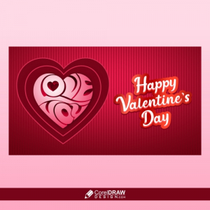 Happy Valentine Day Beautiful Background, Free Vector