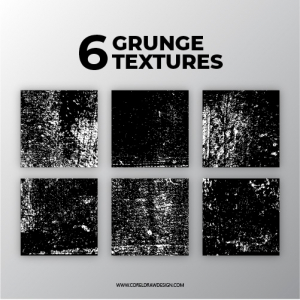 6 Grunge Textures Vector Download