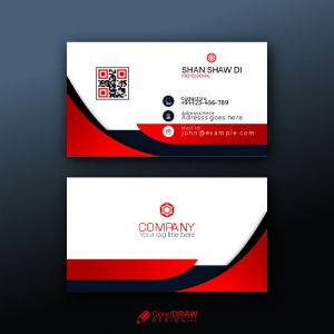 Corporate Clean Business Card Template Free Vector