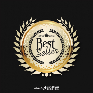 Best Seller Golden Badge Free Vector AI EPS Download Trending 2021 Free