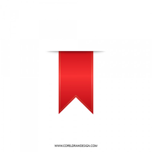 Elegant Red Ribbon Bookmark