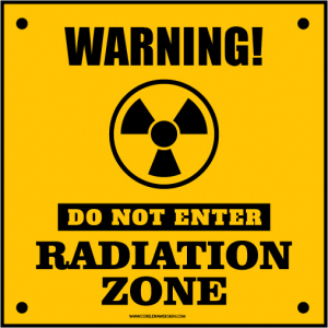 Radiation Zone Warning Vector