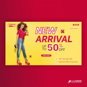 Fashion Sale Social Media Banner Template Free