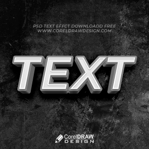 Grey Bold Text Effect Trending 2021 Photoshop Editable Free Download PSD Template File