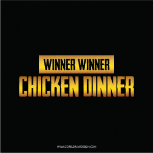 Pubg Official Chicken Dinner Free Vector