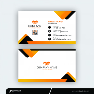 Corporate Clean Business Card Template Free Premium Vector