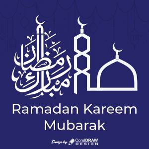 Ramadan Kareem Text Mosque Mubarak Chaand Raat Download Free Vector Ai & EPS