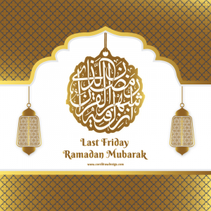 Last Friday Ramadan Mubarak Free Vector File Download From Coreldrawdesign