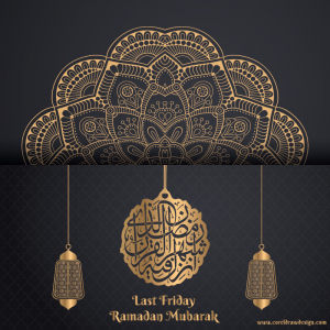 Last Friday Juma Ramadan MUbarak Free Vector Download Coreldrawdesign