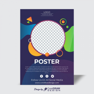 Abstract Poster Design Download From Coreldrawdesign