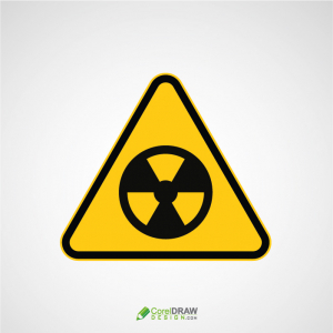 Dangerous Nuclear Radiation Area Sign Board