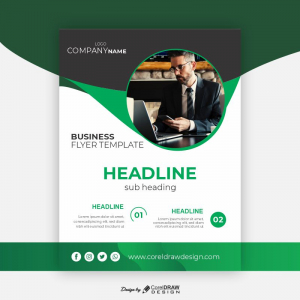 Business Flyer Template Download From Coreldrawdesign free