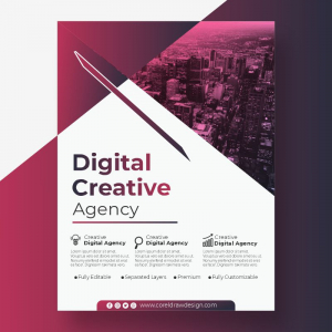 Digital Creative Agency Poster Creative Free Template Download From Coreldrawdesign