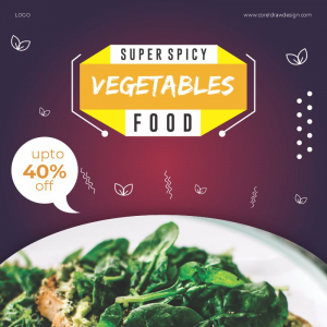 Super Spicy Vegetable Food Download From Coreldrawdesign