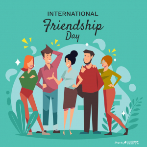 Friendship Day Group photo Greeting Card Download Free From Coreldrawdesign