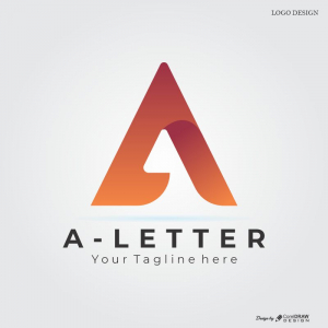 A Letter Logo Download From Coreldrawdesign Free Template Creative Design