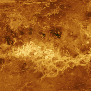 Venus Planet Surface Textured Image