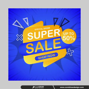 Special offer sale discount banner Premium Vector
