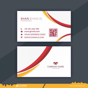 Stylish Business Card Free Vector