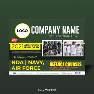 Indian National Defence Courses Download From Coreldrawdesign