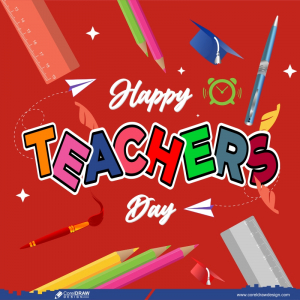 Realistic Teachers Day Background Free Vector