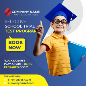 School Test Program Poster Free Download From Coreldrawdesign