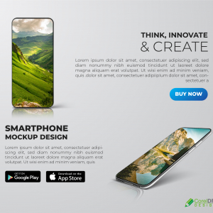 Corporate Android ios Mobile Phone Presentation Banner Advertisement Poster