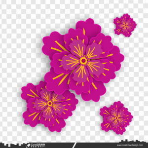 Pink Colour Flower Diwali Traditional Festival Background Vector Design