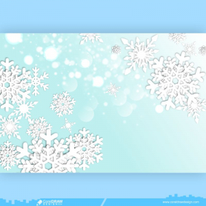  White Paper Cut Snowflake Pieces Winter Free Background